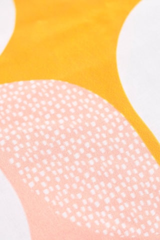 Conjunto de edredão em algodão Sunshine - Amarelo