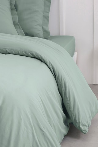 Capa de edredão em algodão Essential - Verde