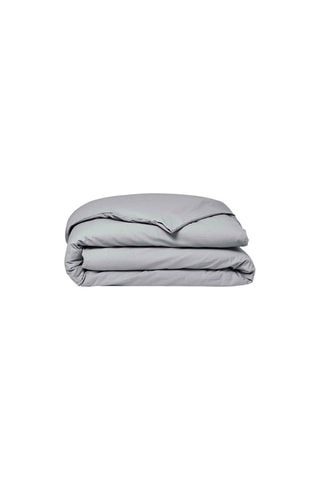 Conjunto de edredão em algodão bio 57 fios/cm² Organic - Aço