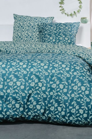 Conjunto de edredão em algodão Sunshine - Azul,