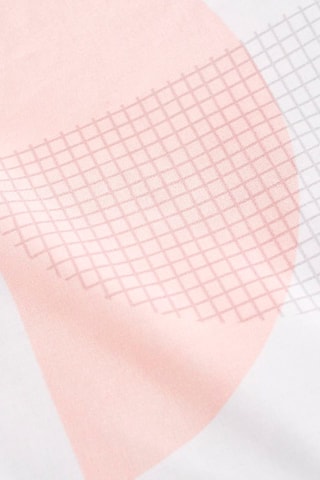 Conjunto de edredão em algodão Sunshine - Branco e azul