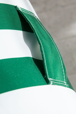 Cadeirão insuflável Summer Stripe - Verde e branco