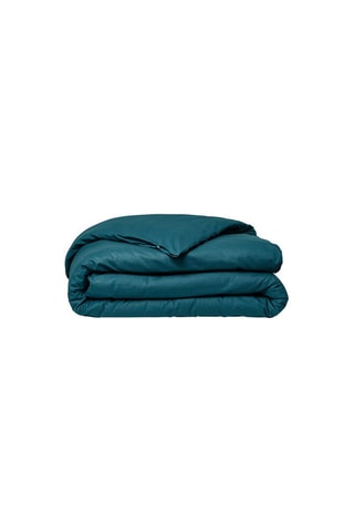 Conjunto de edredão em algodão biológico 57 fios/cm² - Pavão