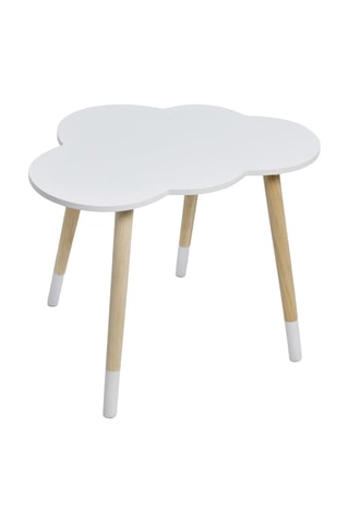 Mesa de criança em madeira - 60 x 60 x 43 cm - Rosa