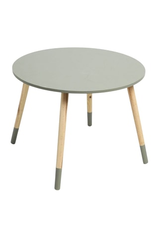 Mesa de criança em madeira - 60 x 60 x 43 cm - Verde