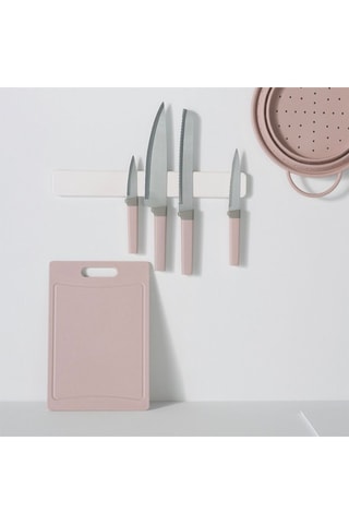 2 tábuas de cortar em madeira e silicone