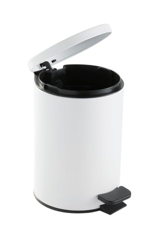 Caixote de lixo - 3 l - Branco