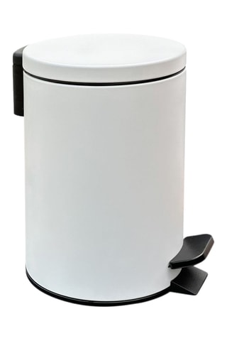 Caixote de lixo - 3 l - Branco