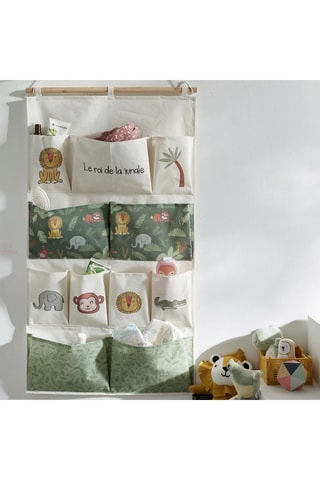 Arrumação tecido de parede XL "O rei da selva" - 60 x 10 x 10 cm