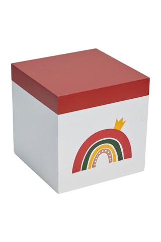 Caixa de arrumação - 17 x 17 x 11 cm - Rosa
