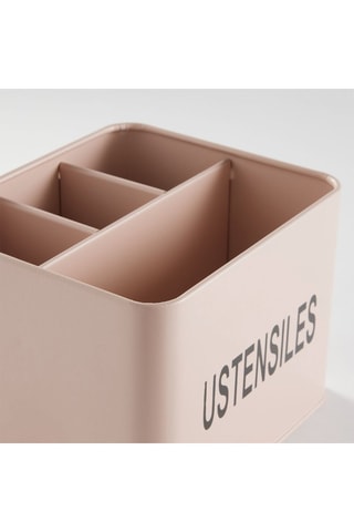 Recipiente para talheres - 18 x 15,5 x 13,5 cm