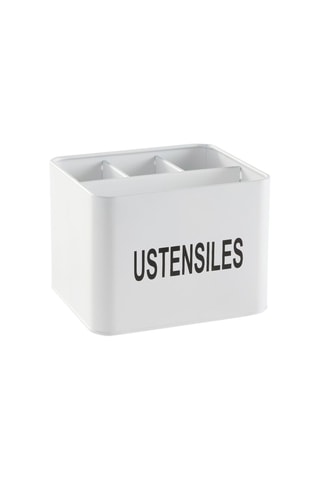 Recipiente para talheres - 18 x 15,5 x 13,5 cm