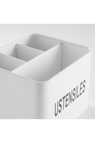 Recipiente para talheres - 18 x 15,5 x 13,5 cm