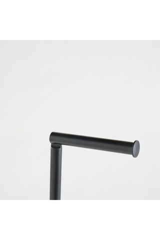 Suporte de papel higiénico - 17 x 17 x 56 -73 cm - Preto