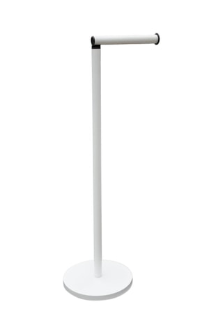 Suporte de papel higiénico - 17 x 17 x 56 -73 cm - Branco
