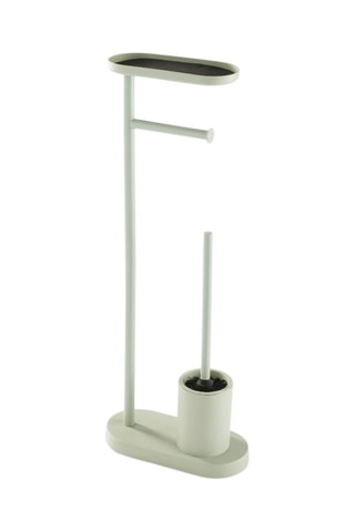 Suporte de papel higiénico 3 em 1 - Caqui