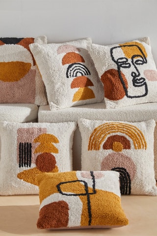 Almofada Retro Mood - Branco - 40 x 40 cm