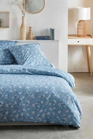 Conjunto de edredão Crazy - Azul,