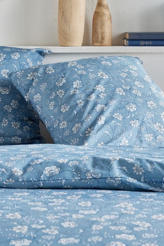 Conjunto de edredão Crazy - Azul,