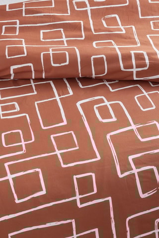 Conjunto de edredão Crazy - Terracotta