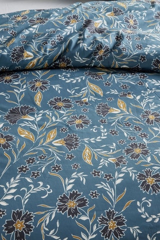 Conjunto de edredão Crazy - Azul,