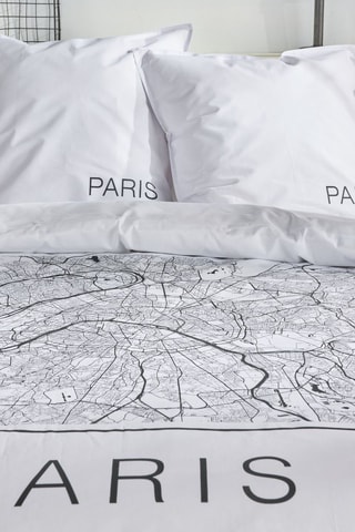 Conjunto de cama em algodão 57 fios/cm² Java - Branco