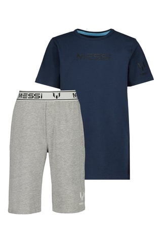 Pijama Vertiz - Azul e cinzento