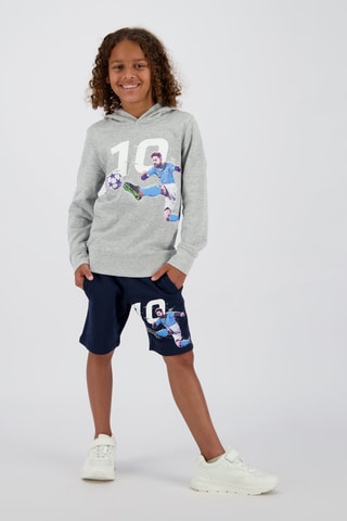 Sweat com capuz Messi - Cinzento