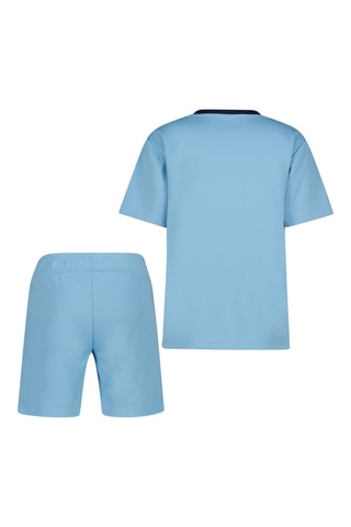 T-shirt e calções - Azul-claro