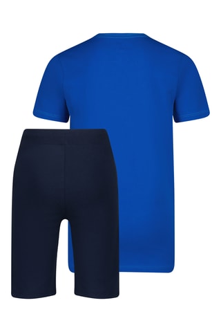 Pijama - Azul-real e azul-marinho