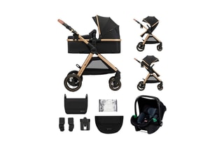 Kinderwagen Trio ESME - Vanaf de Geboorte - Tot 22 kg - Zwart