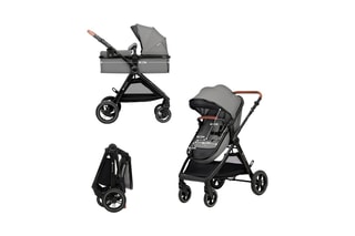 Kinderwagen Trio ESME - Vanaf de Geboorte - Tot 22 kg - Grijs