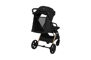 Lichte Kinderwagen Loom - Vanaf de Geboorte - Tot 22 kg - Zwart