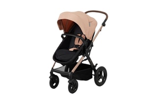 4-in-1 Kinderwagen + Accessoires Moov 2 EVA Wheels - Vanaf de Geboorte - Tot 27 kg - Zwart en beige