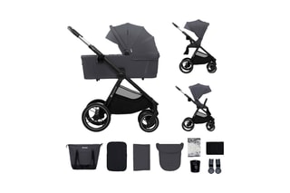 Kinderwagen + Accessoires Nea 2 - Zwart en grijs
