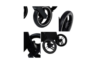 Kinderwagen + Accessoires Nea 2 - Zwart en grijs