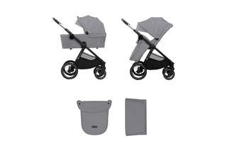 Kinderwagen + Accessoires Nea 2 - Zwart en grijs