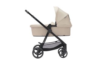 3-in-1 Kinderwagen Newly Mink Pro Vanaf de Geboorte - Tot 22 kg - Zwart en beige