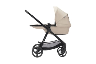 3-in-1 Kinderwagen Newly Mink Pro Vanaf de Geboorte - Tot 22 kg - Zwart en beige