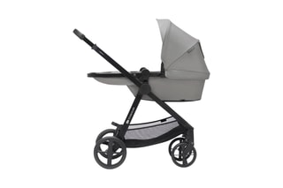 3-in-1 Kinderwagen Newly Mink Pro Vanaf de Geboorte - Tot 22 kg - Beige en grijs