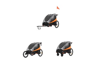 3-in-1 fietskarretje Nava - Oranje