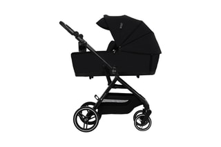 2-in-1 Kinderwagen Yoxi - Vanaf de Geboorte - Tot 22 kg - Zwart