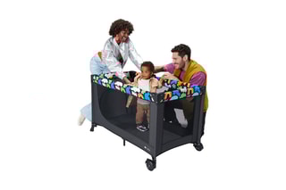 Campingbedje Joy 2 - Tot 13 kg - Zwart