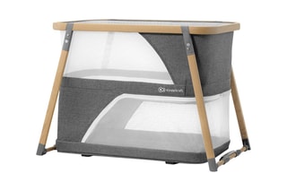 2-in-1 Bed Sofi Grijs en Houtimitatie