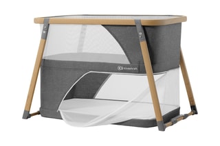 2-in-1 Bed Sofi Grijs en Houtimitatie