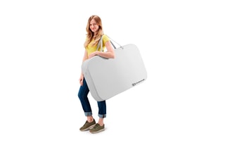 2-in-1 Bed Sofi Grijs en Houtimitatie