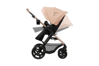 Kinderwagen Trio + Accessoires Moov 2 - Vanaf de Geboorte - Tot 27 kg - Beige