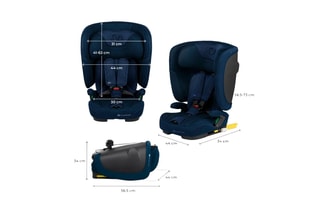 Autostoeltje FIX2GO - 15 Maanden t/m 12 Jaar - Blauw