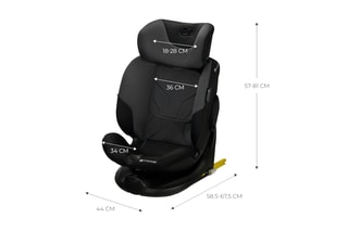 Autostoeltje I-FIX - Pasgeborene t/m 36 kg - Zwart