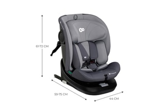Autostoeltje I-GROW i-Size - Pasgeborene t/m 36 kg - Zwart en grijs
